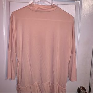Zara Blush High Neck Top | Small